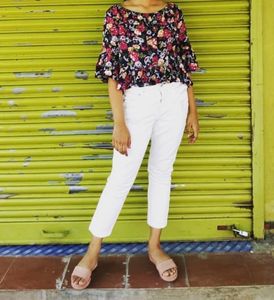 Multi Colour Floral Top