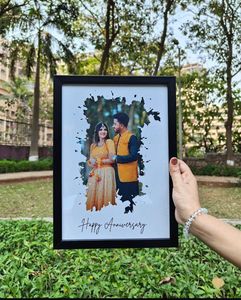 Custom Happy Anniversary Photo Frame