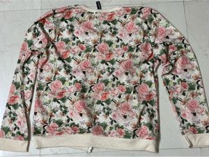 Floral Zipped Hoodie/Jacket