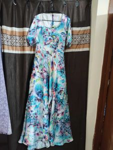 Watercolor Floral Maxi Dress