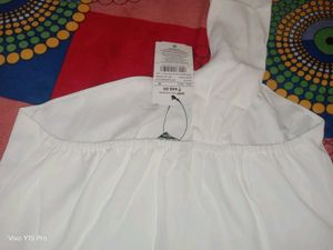 Elegant White One-Shoulder Top