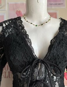 Black Lace Top