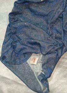 (Urbanic) Glittery Blue Rhinstone Chain Dress💙🔵