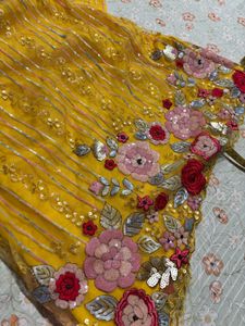 Yellow Embroidered Kurta