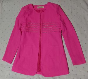 Pink embellished jacket