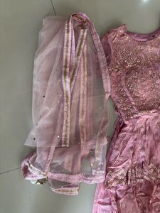 Elegant Pink Lehenga Choli Set