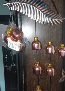 Golden Leaf 8bell Wind Chime Soothing With Sound