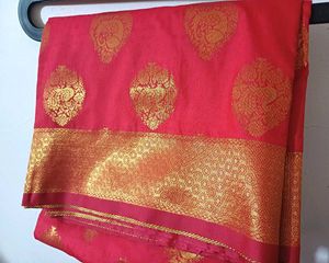 🆕️ Red &amp; Golden Jari Saree