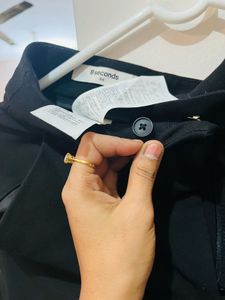 Black Formal Straight Pants