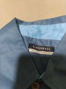 Men's Blue Button-Down Shirt