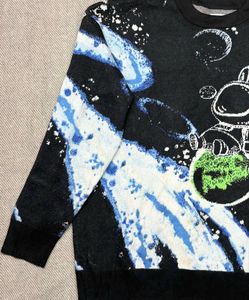 Graphic Print genzy Sweater