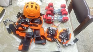 Skates And Safety Gear Combo