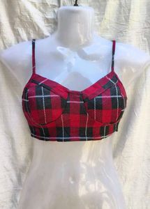 SEXY PLAID CORSET