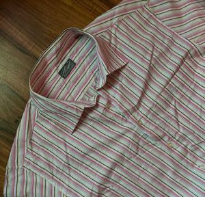 Striped Button-Down Shirt