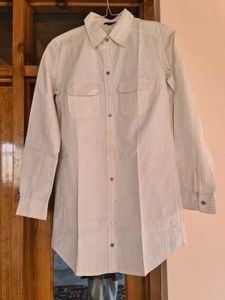 Striped Tunic Shirt With Straight Pant