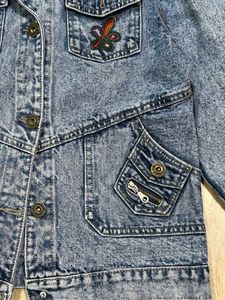 Retro Bubuhong Denim Jacket