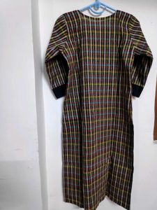 New Unused Stylish Plaid Kurta