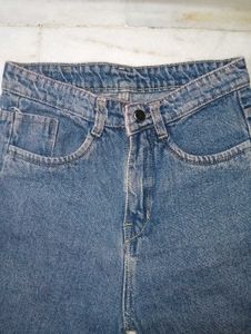 Wide Leg Denim Jeans