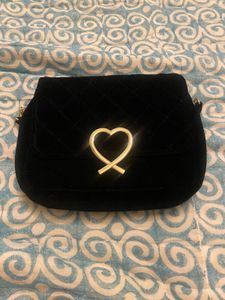 H&M Black Heart Sling Bag