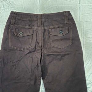 low waist / Brown straight pants /y2k retro