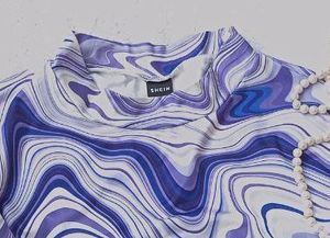 Marble Print Top