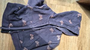 Cute Butterfly Zip-Up Hoodie