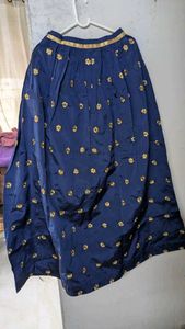 Elegant Blue Ethnic Skirt