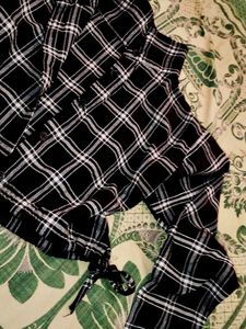 Black And White Combo Tops
