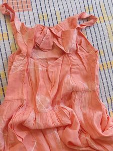 Check this outAKS Couture Women Peach-Coloured Pri