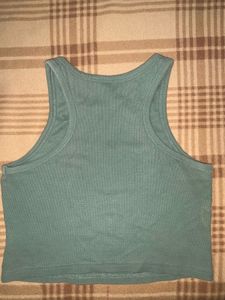Cute Green  Crop Tank Top