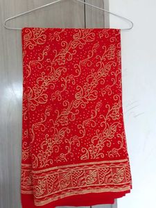 Red Georgette Saree