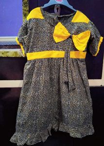 Black Multi Frock