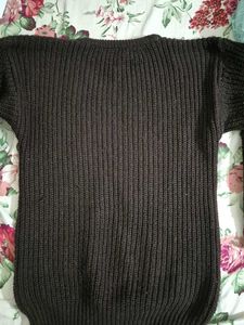 Warm Brown Knit Pullover