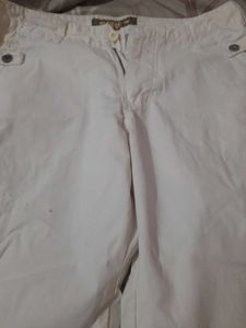 Ralph Lauren White Cargo Pants