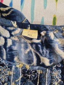 Elegant Blue Printed Kurta