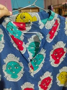Printed Cotton Slub Kurti💗