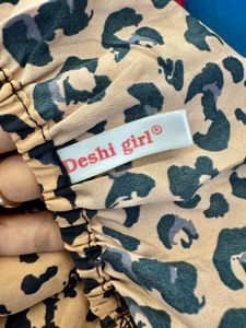 Animal Print Crop Top