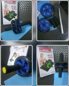 Double Wheel AB Roller Exercise