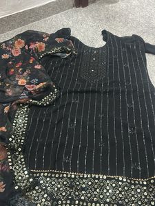 Elegant Black Kurta Set