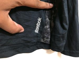 Reebok Black Long Sleeve T Shirt