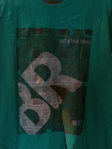 Bluish green Colour aesthetic T-shirt For Men