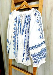 Embroidered  Cotton  TOP Size-44-46