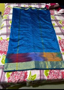 Peacock Blue Saree