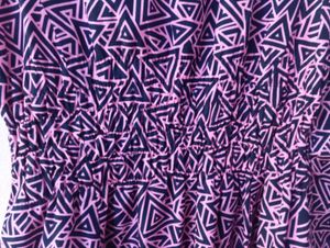 Patterned Midi Dress