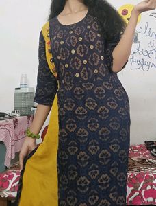 Long Anarkali and Earrings Combo