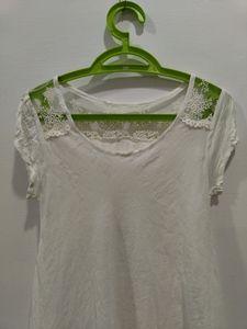 White Laced Tunic