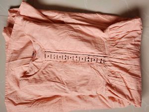 Peach Tiered Dress