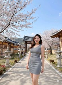 Gray Bodycon Mini Dress