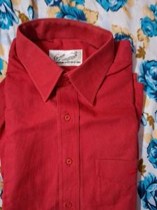 Red Casual Shirt can fit 48 to 50 size loose..exce