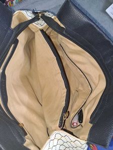 caprese Black Tote Bag